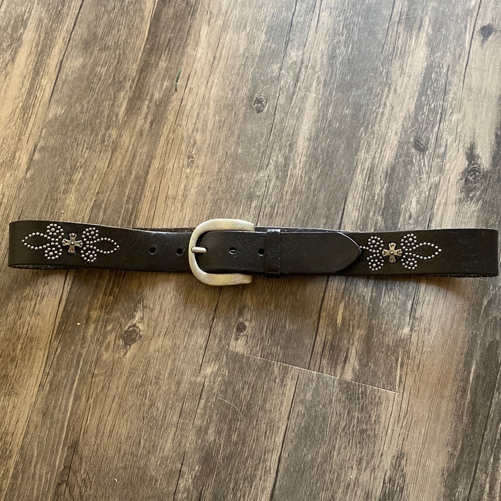 Black gothic belt